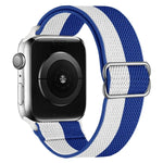 고탄력 나일론 교체 시계줄, Apple Watch 시리즈용, 7 41mm / 6 & SE & 5 & 4 40mm / 3 & 2 & 1 38mm, 7 45mm / 6 & SE & 5 & 4 44mm / 3 & 2 & 1 42mm