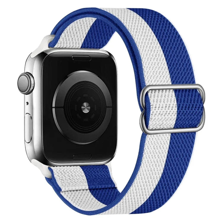 고탄력 나일론 교체 시계줄, Apple Watch 시리즈용, 7 41mm / 6 & SE & 5 & 4 40mm / 3 & 2 & 1 38mm, 7 45mm / 6 & SE & 5 & 4 44mm / 3 & 2 & 1 42mm