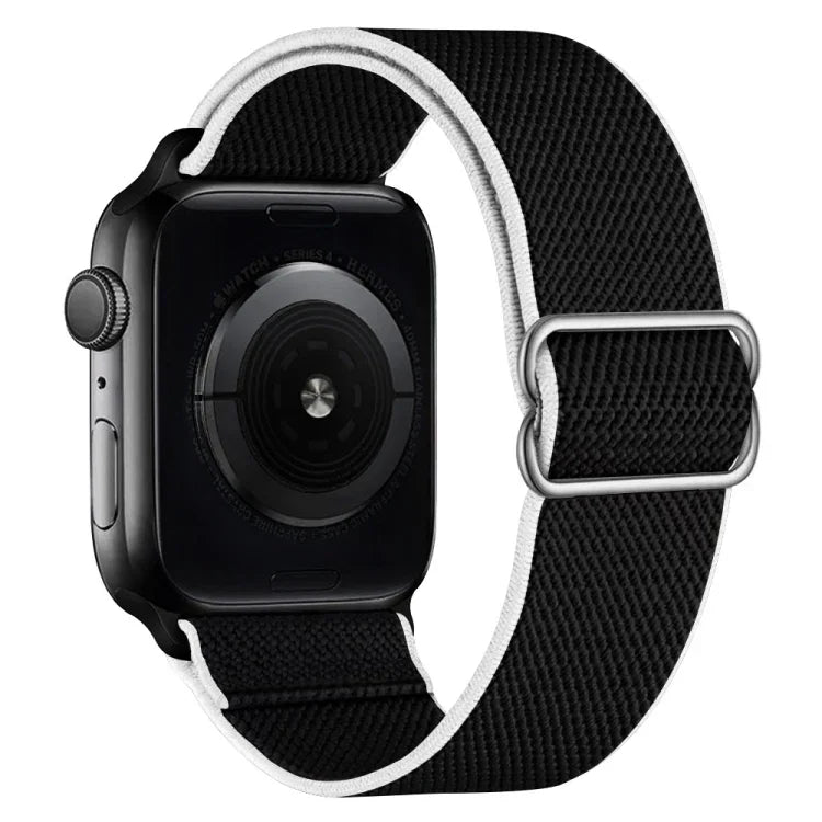 고탄력 나일론 교체 시계줄, Apple Watch 시리즈용, 7 41mm / 6 & SE & 5 & 4 40mm / 3 & 2 & 1 38mm, 7 45mm / 6 & SE & 5 & 4 44mm / 3 & 2 & 1 42mm
