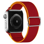 고탄력 나일론 교체 시계줄, Apple Watch 시리즈용, 7 41mm / 6 & SE & 5 & 4 40mm / 3 & 2 & 1 38mm, 7 45mm / 6 & SE & 5 & 4 44mm / 3 & 2 & 1 42mm