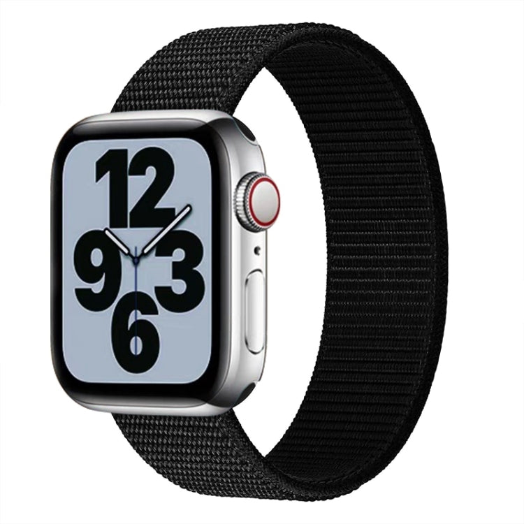 단일 랩 나일론 교체 시계줄, 사이즈: S 135mm, Apple Watch 시리즈 6 & SE & 5 & 4 40mm / 3 & 2 & 1 38mm용, S 135mm 40mm / 38mm