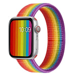 단일 랩 나일론 교체 시계줄, 사이즈: L 165mm, Apple Watch 시리즈 6 & SE & 5 & 4 44mm / 3 & 2 & 1 42mm용, L 165mm 44mm / 42mm