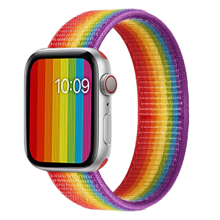 단일 랩 나일론 교체 시계줄, 사이즈: L 165mm, Apple Watch 시리즈 6 & SE & 5 & 4 44mm / 3 & 2 & 1 42mm용, L 165mm 44mm / 42mm