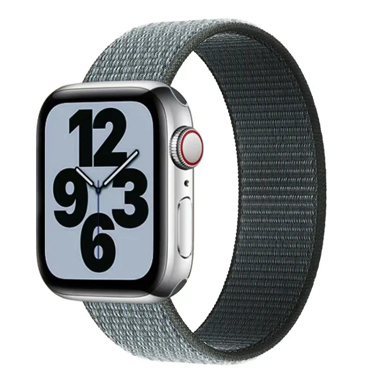 단일 랩 나일론 교체 시계줄, 사이즈: L 165mm, Apple Watch 시리즈 6 & SE & 5 & 4 44mm / 3 & 2 & 1 42mm용, L 165mm 44mm / 42mm
