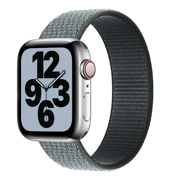 단일 랩 나일론 교체 시계줄, 사이즈: L 165mm, Apple Watch 시리즈 6 & SE & 5 & 4 44mm / 3 & 2 & 1 42mm용, L 165mm 44mm / 42mm
