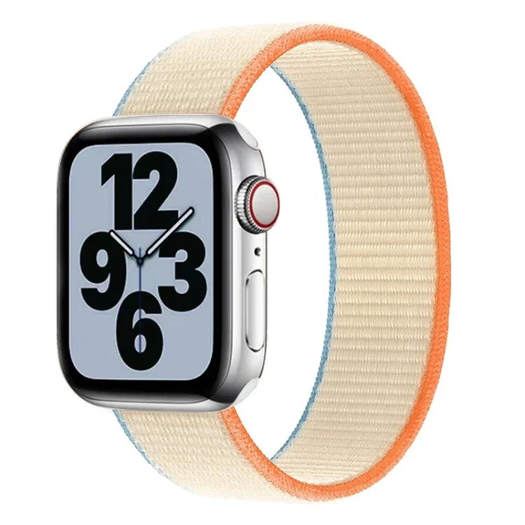 단일 랩 나일론 교체 시계줄, 사이즈: L 165mm, Apple Watch 시리즈 6 & SE & 5 & 4 44mm / 3 & 2 & 1 42mm용, L 165mm 44mm / 42mm