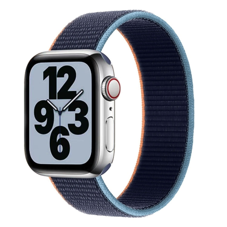 단일 랩 나일론 교체 시계줄, 사이즈: L 165mm, Apple Watch 시리즈 6 & SE & 5 & 4 44mm / 3 & 2 & 1 42mm용, L 165mm 44mm / 42mm