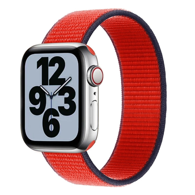단일 랩 나일론 교체 시계줄, 사이즈: L 165mm, Apple Watch 시리즈 6 & SE & 5 & 4 44mm / 3 & 2 & 1 42mm용, L 165mm 44mm / 42mm