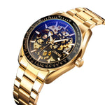 SKMEI 9194 Men Mechanical Gear Dial Automatic Mechanical Watch