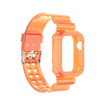 실리콘 일체형 교체 스트랩 시계줄, Apple Watch 시리즈 7 41mm / 6 & SE & 5 & 4 40mm / 3 & 2 & 1 38mm, 7 45mm / 6 & SE & 5 & 4 44mm / 3 & 2 & 1 42mm용