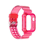 실리콘 일체형 교체 스트랩 시계줄, Apple Watch 시리즈 7 41mm / 6 & SE & 5 & 4 40mm / 3 & 2 & 1 38mm, 7 45mm / 6 & SE & 5 & 4 44mm / 3 & 2 & 1 42mm용