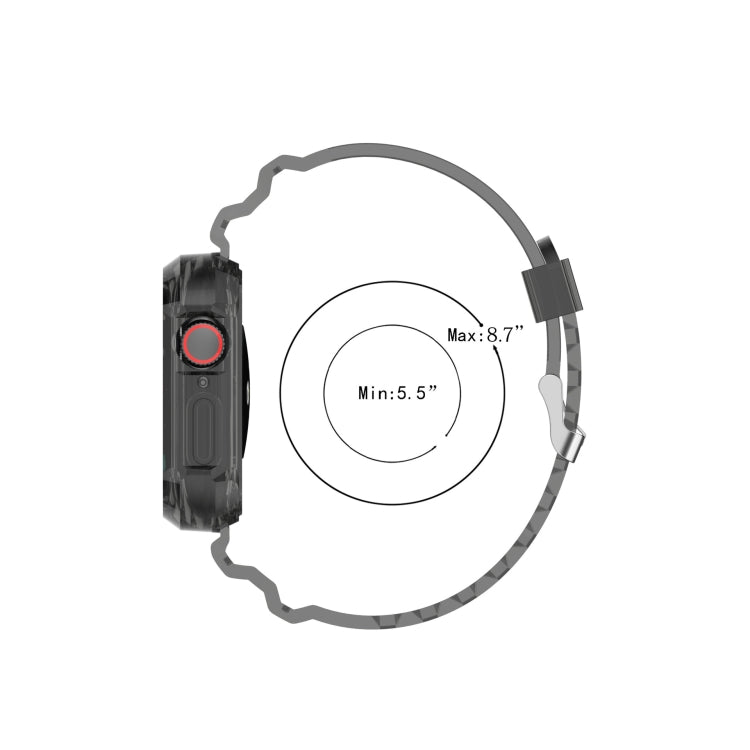 실리콘 일체형 교체 스트랩 시계줄, Apple Watch 시리즈 7 41mm / 6 & SE & 5 & 4 40mm / 3 & 2 & 1 38mm, 7 45mm / 6 & SE & 5 & 4 44mm / 3 & 2 & 1 42mm용