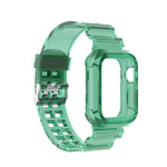 실리콘 일체형 교체 스트랩 시계줄, Apple Watch 시리즈 7 41mm / 6 & SE & 5 & 4 40mm / 3 & 2 & 1 38mm, 7 45mm / 6 & SE & 5 & 4 44mm / 3 & 2 & 1 42mm용
