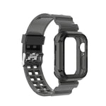 실리콘 일체형 교체 스트랩 시계줄, Apple Watch 시리즈 7 41mm / 6 & SE & 5 & 4 40mm / 3 & 2 & 1 38mm, 7 45mm / 6 & SE & 5 & 4 44mm / 3 & 2 & 1 42mm용