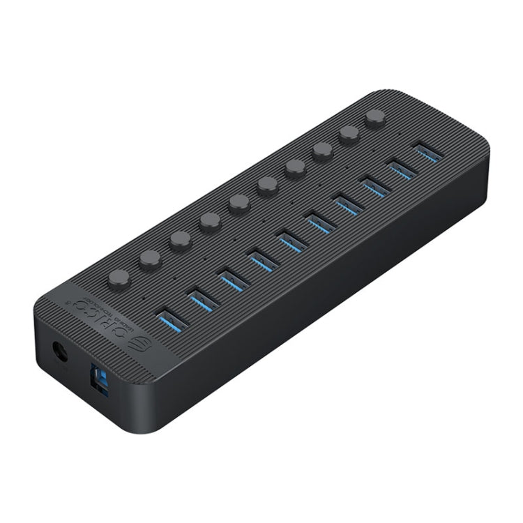 ORICO CT2U3-10AB-WH 10-in-1 플라스틱 스트라이프 멀티포트 USB 허브 개별 스위치 포함, CT2U3-10AB-BK AU 플러그, CT2U3-10AB-WH AU 플러그, CT2U3-10AB-BK UK 플러그, CT2U3-10AB-WH UK 플러그, CT2U3-10AB-BK EU 플러그, CT2U3-10AB-WH EU 플러그