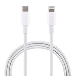 12W 5V/2A USB-C / 타입-C to 8핀 PD 고속 충전 케이블, 케이블 길이: 1m, 12W 5V/2A