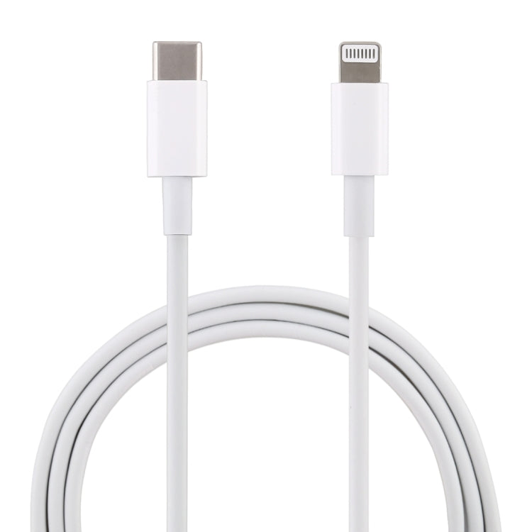 12W 5V/2A USB-C / 타입-C to 8핀 PD 고속 충전 케이블, 케이블 길이: 1m, 12W 5V/2A