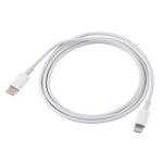 12W 5V/2A USB-C / 타입-C to 8핀 PD 고속 충전 케이블, 케이블 길이: 1m, 12W 5V/2A