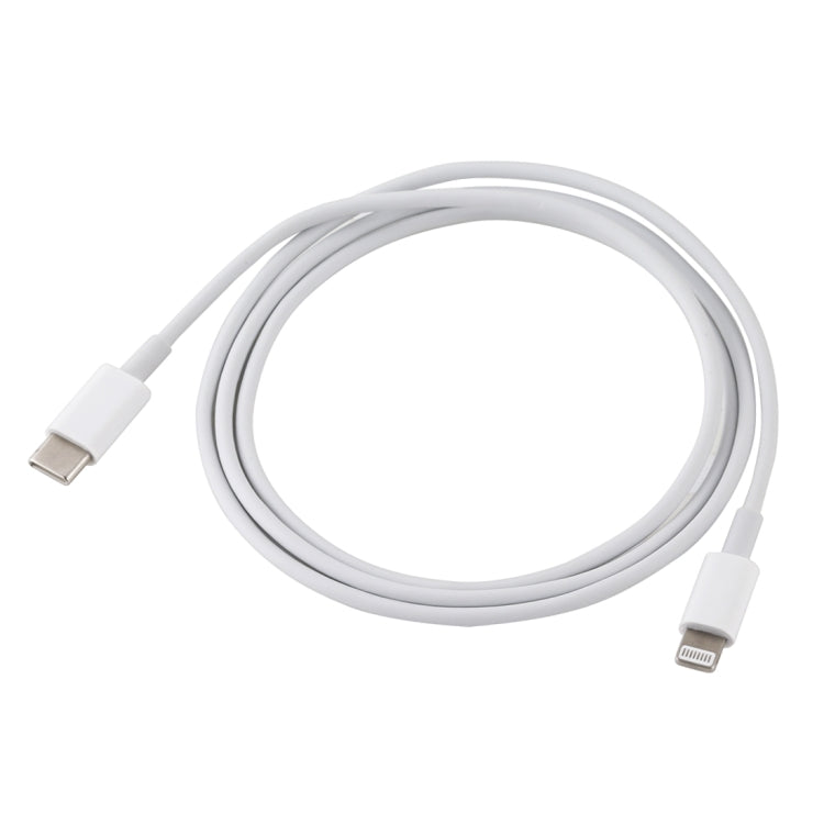 12W 5V/2A USB-C / 타입-C to 8핀 PD 고속 충전 케이블, 케이블 길이: 1m, 12W 5V/2A