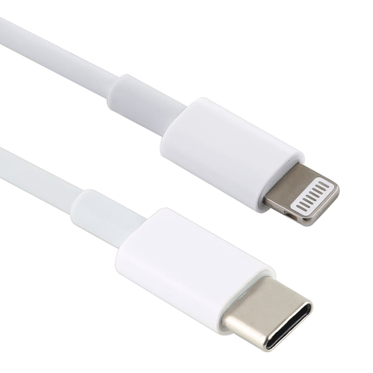12W 5V/2A USB-C / 타입-C to 8핀 PD 고속 충전 케이블, 케이블 길이: 1m, 12W 5V/2A