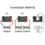 Carmaer 1200W Car Smart Multi-function Digital Display Inverter Household Power Converter, 12V to 220V 1200W, 24V to 220V 1200W, 48V to 220V 1200W