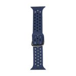 Silicone Replacement Watchband For Apple Watch Series, 7 41mm / 6 & SE & 5 & 4 40mm / 3 & 2 & 1 38mm