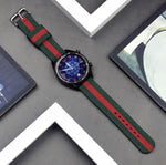 삼성 갤럭시 워치4 40/44mm 및 워치4 클래식 42/46mm 분리형 나일론 교체 스트랩 시계줄