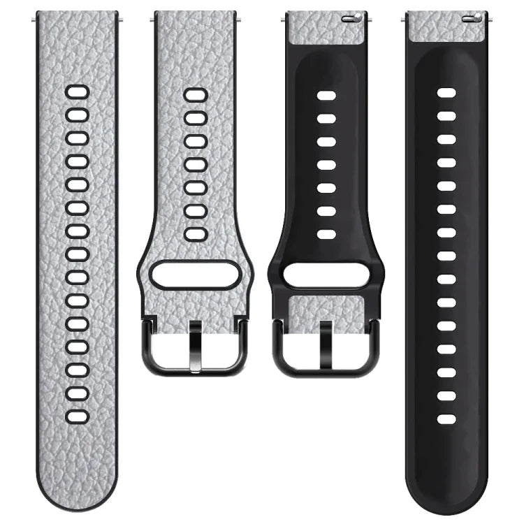 이중층 소가죽 교체 스트랩 시계줄, 20mm, 22mm
