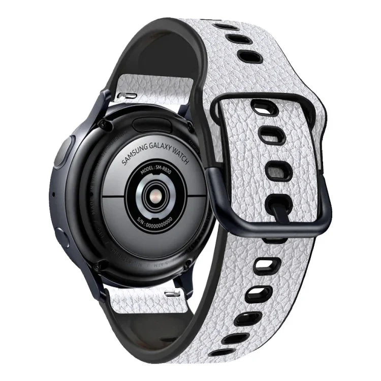 이중층 소가죽 교체 스트랩 시계줄, 20mm, 22mm