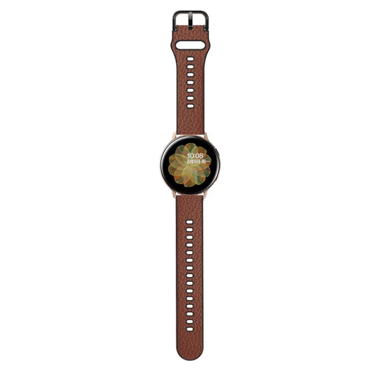 이중층 소가죽 교체 스트랩 시계줄, 20mm, 22mm