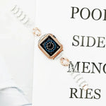 투명 카우보이 체인 교체 스트랩 시계줄, Apple Watch 시리즈용, 7 41mm / 6 & SE & 5 & 4 40mm / 3 & 2 & 1 38mm, 7 45mm / 6 & SE & 5 & 4 44mm / 3 & 2 & 1 42mm