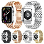 물고기 비늘 텍스처 메탈 교체 스트랩 시계줄, Apple Watch 시리즈용, 7 41mm / 6 & SE & 5 & 4 40mm / 3 & 2 & 1 38mm, 7 45mm / 6 & SE & 5 & 4 44mm / 3 & 2 & 1 42mm