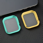 충격 방지 PC+강화유리 보호 케이스 및 포장 박스, 애플 워치 44mm(오렌지)용, 애플 워치 시리즈 6 / 5 / 4 / 워치 SE 44mm용, 애플 워치 시리즈 6 & SE & 5 & 4 44mm용, 애플 워치 시리즈 3 & 2 & 1 42mm용