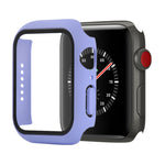 충격 방지 PC+강화유리 보호 케이스 및 포장 박스, 애플 워치 44mm(오렌지)용, 애플 워치 시리즈 6 / 5 / 4 / 워치 SE 44mm용, 애플 워치 시리즈 6 & SE & 5 & 4 44mm용, 애플 워치 시리즈 3 & 2 & 1 42mm용