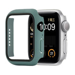 충격 방지 PC+강화 유리 보호 케이스 및 포장 박스, Apple Watch 44mm(오렌지)용, Apple Watch 시리즈 6 / 5 / 4 / Watch SE 40mm용, Apple Watch 시리즈 3 & 2 & 1 38mm용