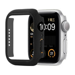 충격 방지 PC+강화 유리 보호 케이스 및 포장 박스, Apple Watch 44mm(오렌지)용, Apple Watch 시리즈 6 / 5 / 4 / Watch SE 40mm용, Apple Watch 시리즈 3 & 2 & 1 38mm용