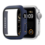 충격 방지 PC+강화 유리 보호 케이스 및 포장 박스, Apple Watch 44mm(오렌지)용, Apple Watch 시리즈 6 / 5 / 4 / Watch SE 40mm용, Apple Watch 시리즈 3 & 2 & 1 38mm용