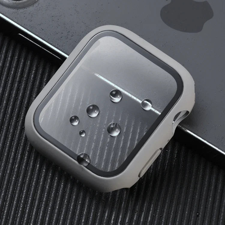 충격 방지 PC+강화 유리 보호 케이스 및 포장 박스, Apple Watch 44mm(오렌지)용, Apple Watch 시리즈 6 / 5 / 4 / Watch SE 40mm용, Apple Watch 시리즈 3 & 2 & 1 38mm용