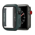 충격 방지 PC+강화 유리 보호 케이스 및 포장 박스, Apple Watch 44mm(오렌지)용, Apple Watch 시리즈 6 / 5 / 4 / Watch SE 40mm용, Apple Watch 시리즈 3 & 2 & 1 38mm용