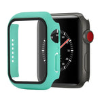 충격 방지 PC+강화 유리 보호 케이스 및 포장 박스, Apple Watch 44mm(오렌지)용, Apple Watch 시리즈 6 / 5 / 4 / Watch SE 40mm용, Apple Watch 시리즈 3 & 2 & 1 38mm용