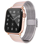 멀티 바트 스틸 교체 시계줄, Apple Watch 시리즈용, 7 45mm / 6 & SE & 5 & 4 44mm / 3 & 2 & 1 42mm, 7 41mm / 6 & SE & 5 & 4 40mm / 3 & 2 & 1 38mm