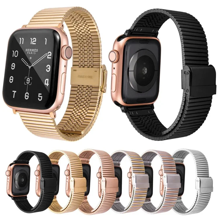 멀티 바트 스틸 교체 시계줄, Apple Watch 시리즈용, 7 45mm / 6 & SE & 5 & 4 44mm / 3 & 2 & 1 42mm, 7 41mm / 6 & SE & 5 & 4 40mm / 3 & 2 & 1 38mm