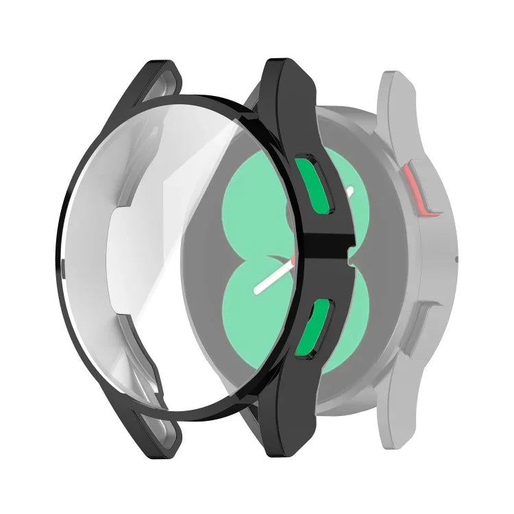 Full Coverage TPU Electroplating Protective Case Cover, For Samung Galaxy Watch4 40mm, For Samung Galaxy Watch4 44mm