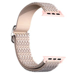 조절 가능한 마름모 텍스처 탄성 교체 스트랩 시계줄, Apple Watch 시리즈용, 7 41mm / 6 & SE & 5 & 4 40mm / 3 & 2 & 1 38mm, 7 45mm / 6 & SE & 5 & 4 44mm / 3 & 2 & 1 42mm