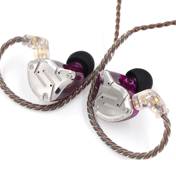 KZ ZS10 Pro 10-unit Ring Iron Gaming In-ear Wired Earphone,, ZS10 Pro Mic Version(Purple), ZS10 Pro Mic Version(Diamond Blue), ZS10 Pro Standard Version(Black), ZS10 Pro Standard Version(Blue), ZS10 Pro Standard Version(Streamer Blue)                  ...