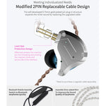 KZ ZS10 Pro 10-unit Ring Iron Gaming In-ear Wired Earphone,, ZS10 Pro Mic Version(Streamer Blue), ZS10 Pro Mic Version(Glare Gold), ZS10 Pro Mic Version(Purple), ZS10 Pro Mic Version(Diamond Blue), ZS10 Pro Standard Version(Black)                      ...