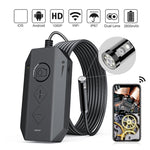 Y17 5MP 12mm 듀얼 렌즈 HD 자동 초점 WiFi 산업용 디지털 내시경 줌 가능 스네이크 카메라, 1m 하드 케이블, 3.5m 하드 케이블, 5m 하드 케이블, 10m 하드 케이블