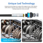 Y17 5MP 12mm 듀얼 렌즈 HD 자동 초점 WiFi 산업용 디지털 내시경 줌 가능 스네이크 카메라, 1m 하드 케이블, 3.5m 하드 케이블, 5m 하드 케이블, 10m 하드 케이블