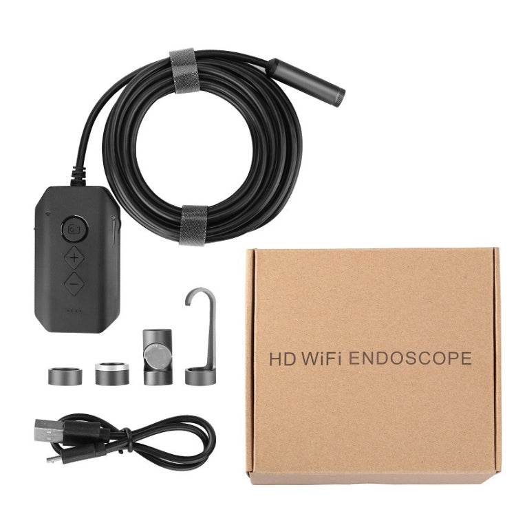 Y17 5MP 12mm 듀얼 렌즈 HD 자동 초점 WiFi 산업용 디지털 내시경 줌 가능 스네이크 카메라, 1m 하드 케이블, 3.5m 하드 케이블, 5m 하드 케이블, 10m 하드 케이블