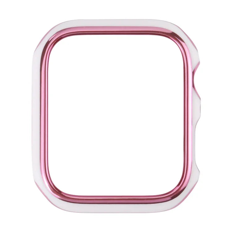 투톤 전기 도금 PC 보호 시계 케이스, Apple Watch 시리즈 3 & 2 & 1 38mm용